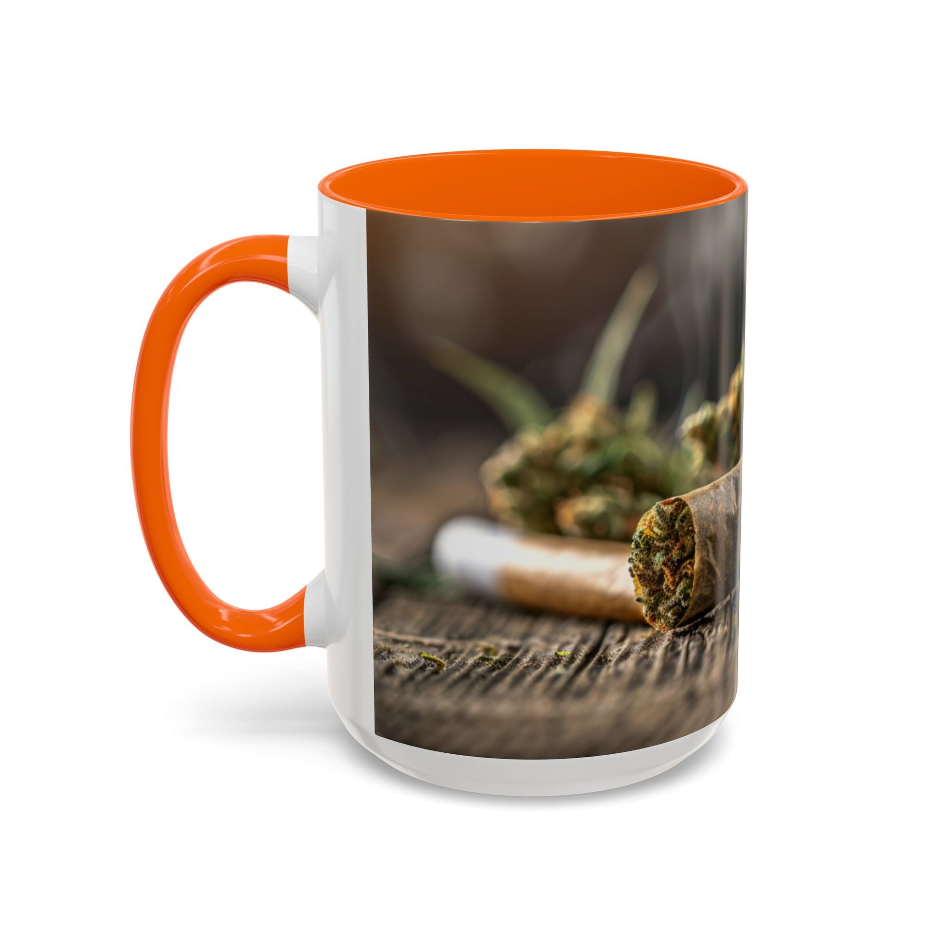 Aromatic Herb Accent Coffee Mug, Nature-Inspired Gift, Botanical Coffee Cup, Cozy Kitchen Decor, Perfect for Tea Lovers