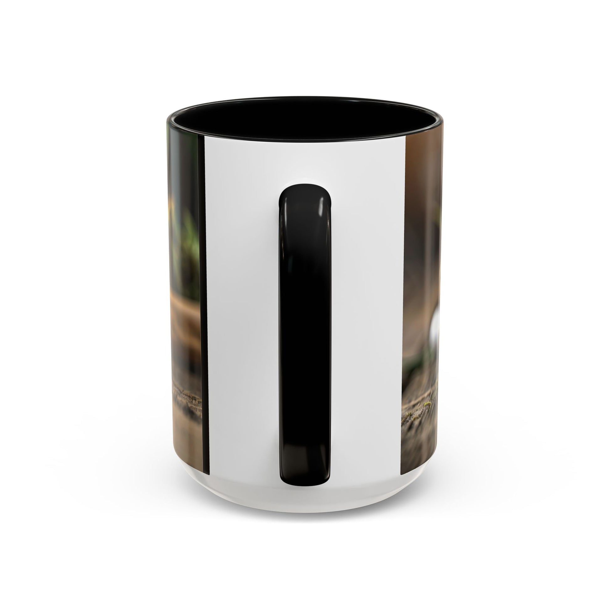 Aromatic Herb Accent Coffee Mug, Nature-Inspired Gift, Botanical Coffee Cup, Cozy Kitchen Decor, Perfect for Tea Lovers