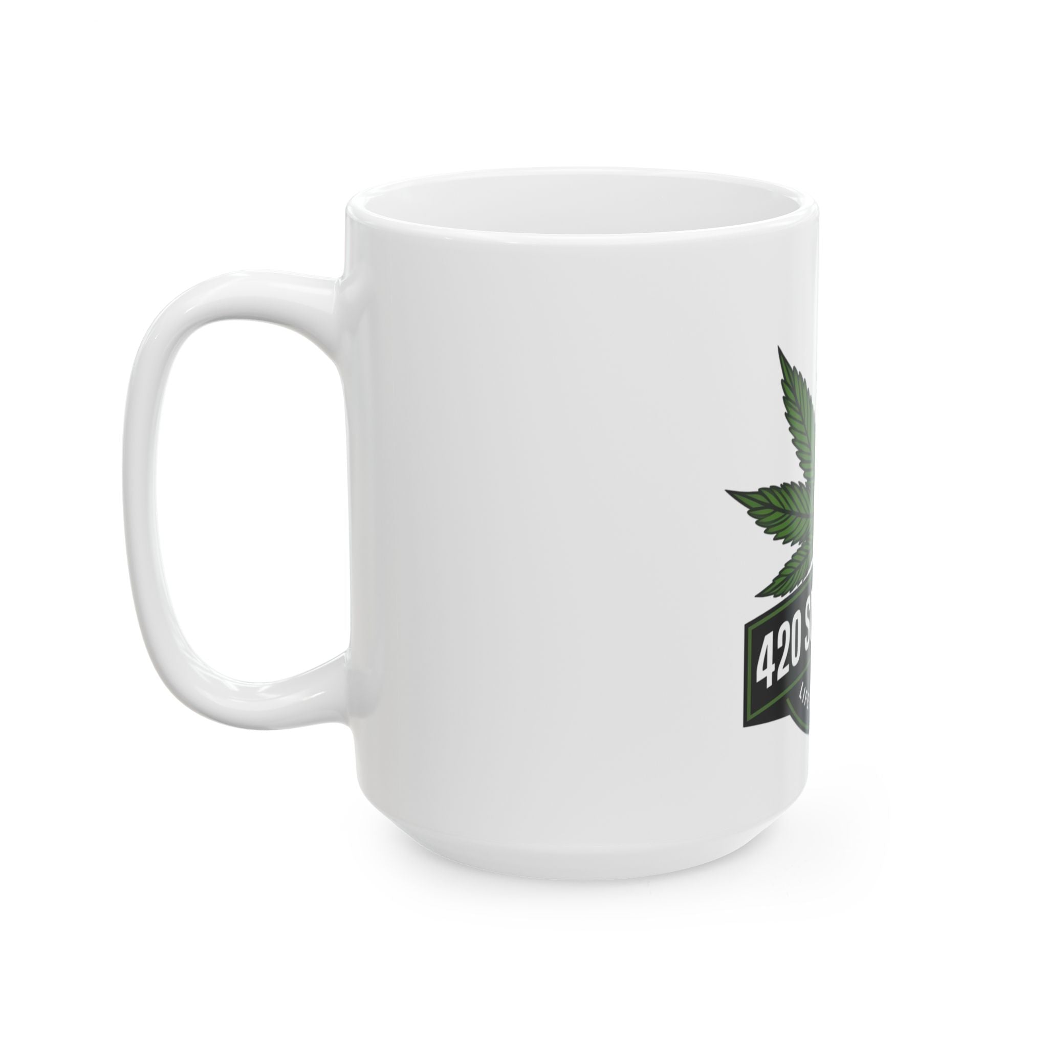420 Smoke Club Ceramic Mug - Ideal Gift for Cannabis Enthusiasts, Coffee Lovers, Funny Gift for 420 Celebrations, Greenery Mug, Unique [...]
