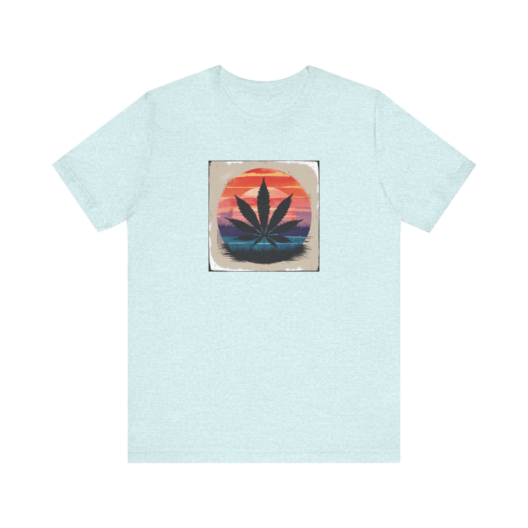 Relaxed Vibes Cannabis Sunset Tee | Perfect for Festivals, Casual Outings, Gifts, and Everyday Comfort