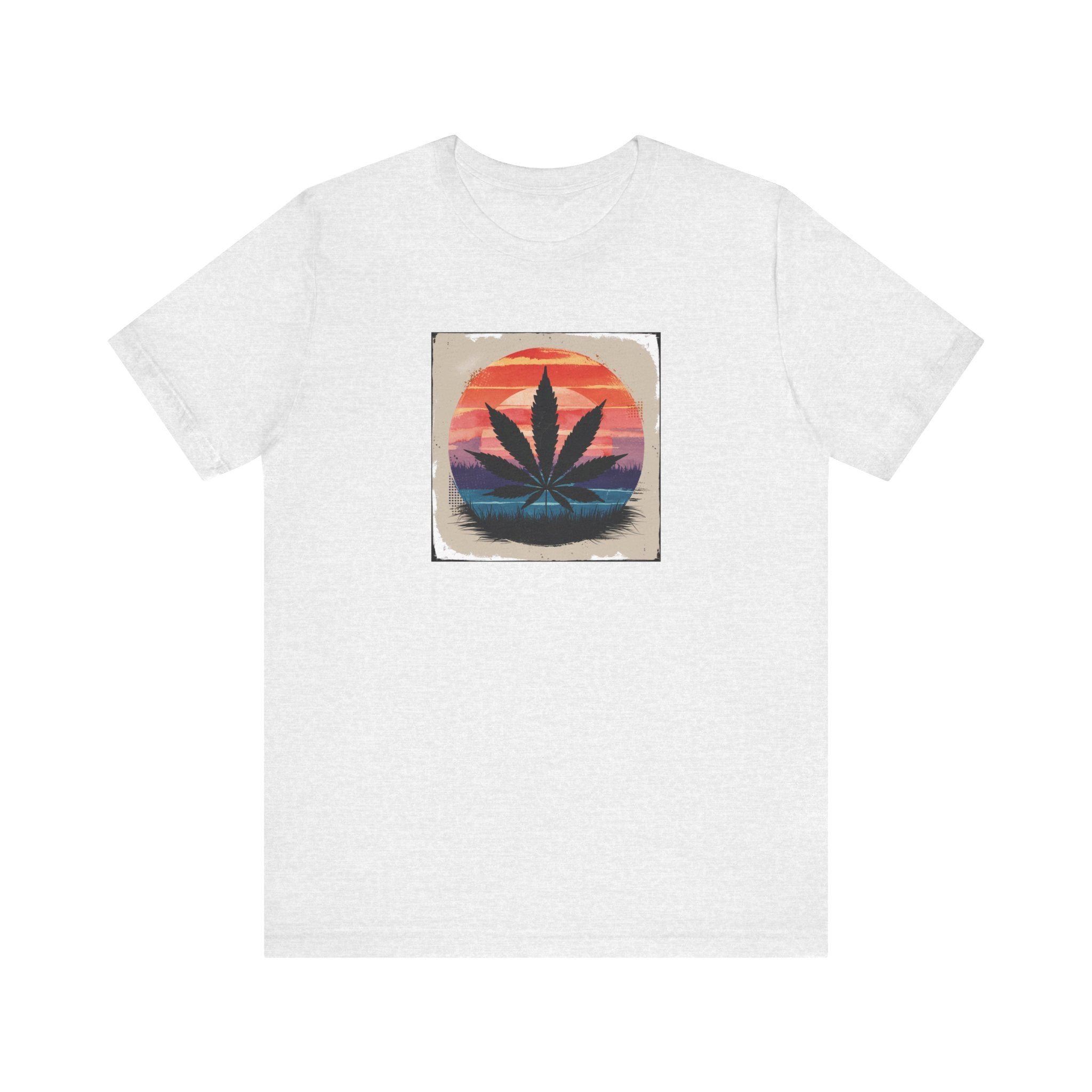 Relaxed Vibes Cannabis Sunset Tee | Perfect for Festivals, Casual Outings, Gifts, and Everyday Comfort