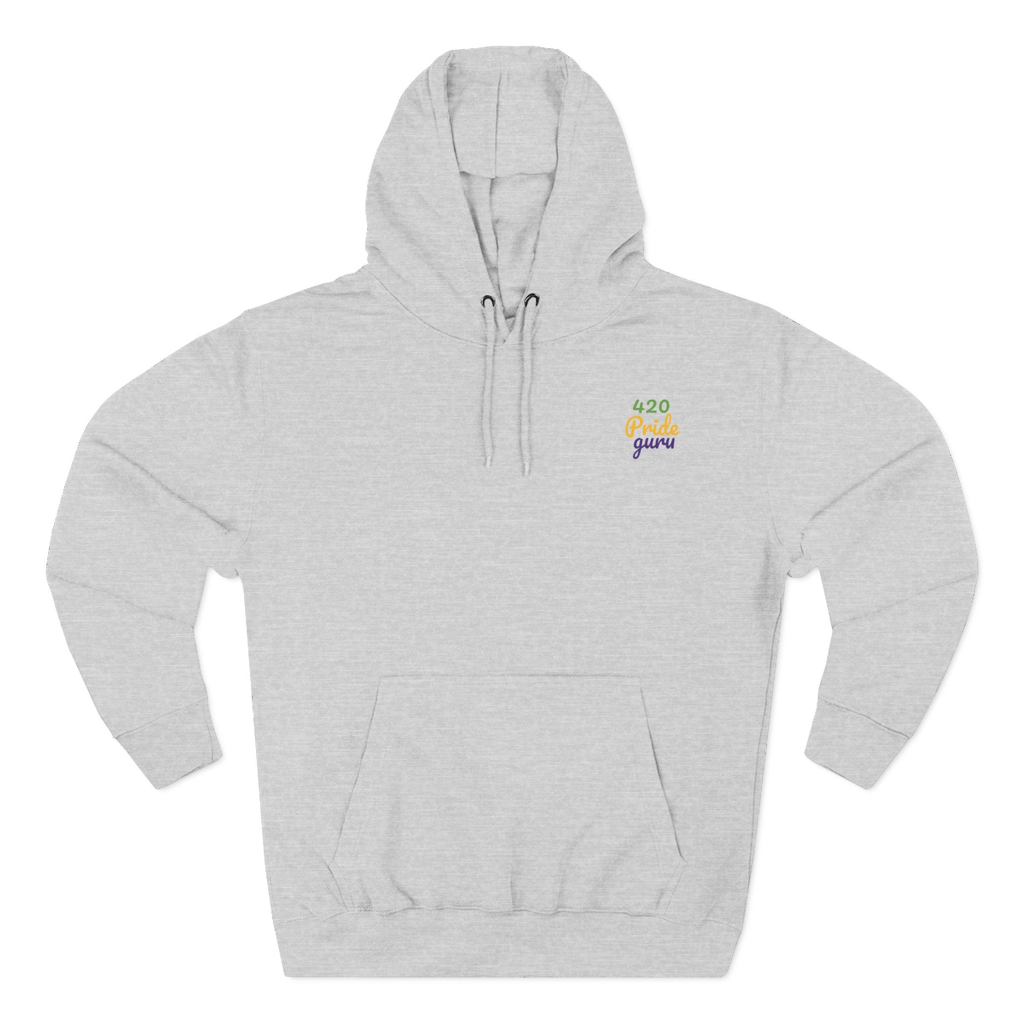 420 Pride Fleece Hoodie, Cannabis Hoodie, LGBTQ+ Pride Apparel, Festival Wear, Cozy Streetwear, Gift for 420 Celebrations