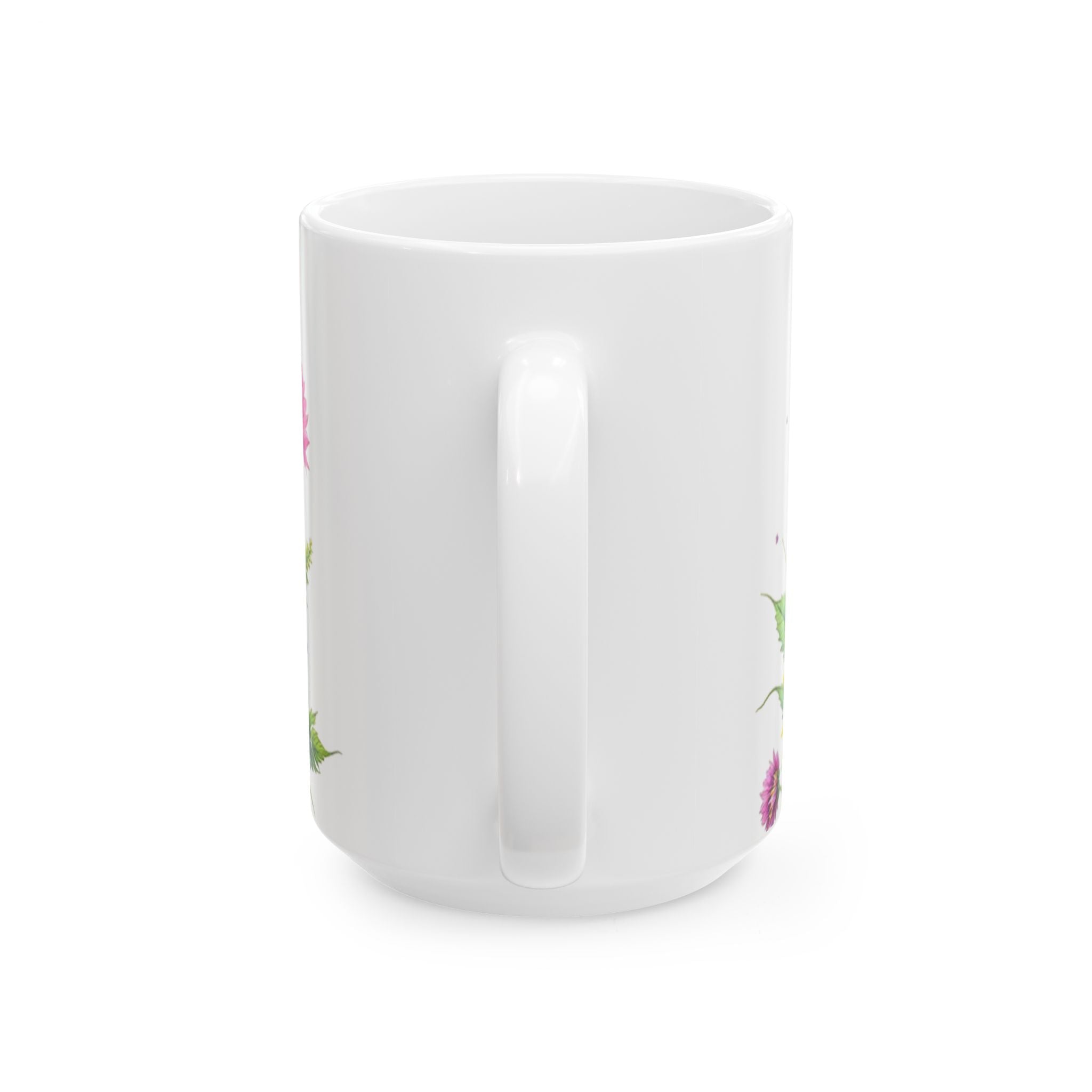 Vibrant Floral Ceramic Mug, Perfect Gift for Garden Lovers, Nature Enthusiasts, Mother's Day, Birthday, Home Decor