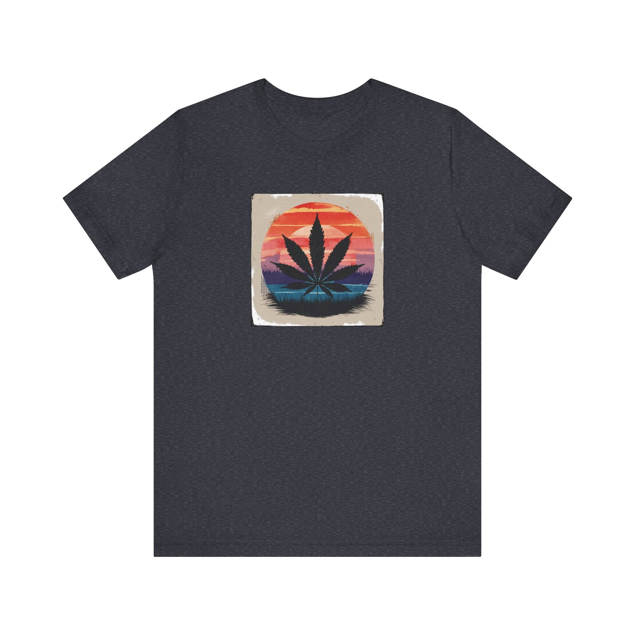 Relaxed Vibes Cannabis Sunset Tee | Perfect for Festivals, Casual Outings, Gifts, and Everyday Comfort