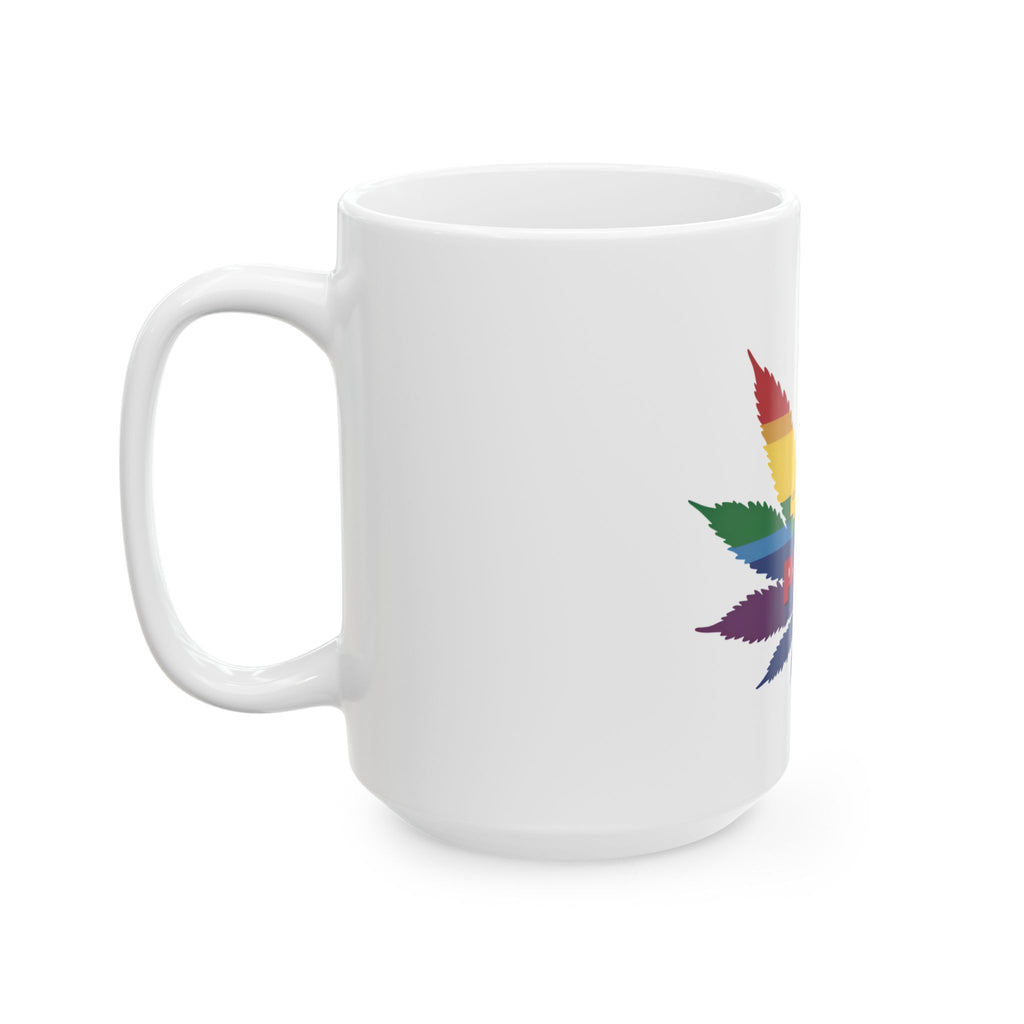 420 Happy Cannabis Ceramic Mug – Perfect for Stoners, 4/20 Celebrations, Gift for Green Enthusiasts, Coffee or Tea Lover