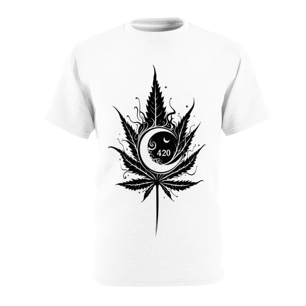 420 Cannabis Leaf Unisex Tee, Graphic Tee, Festival Shirt, Chill Vibes, Gift for Stoners, Eco-Friendly Fashion