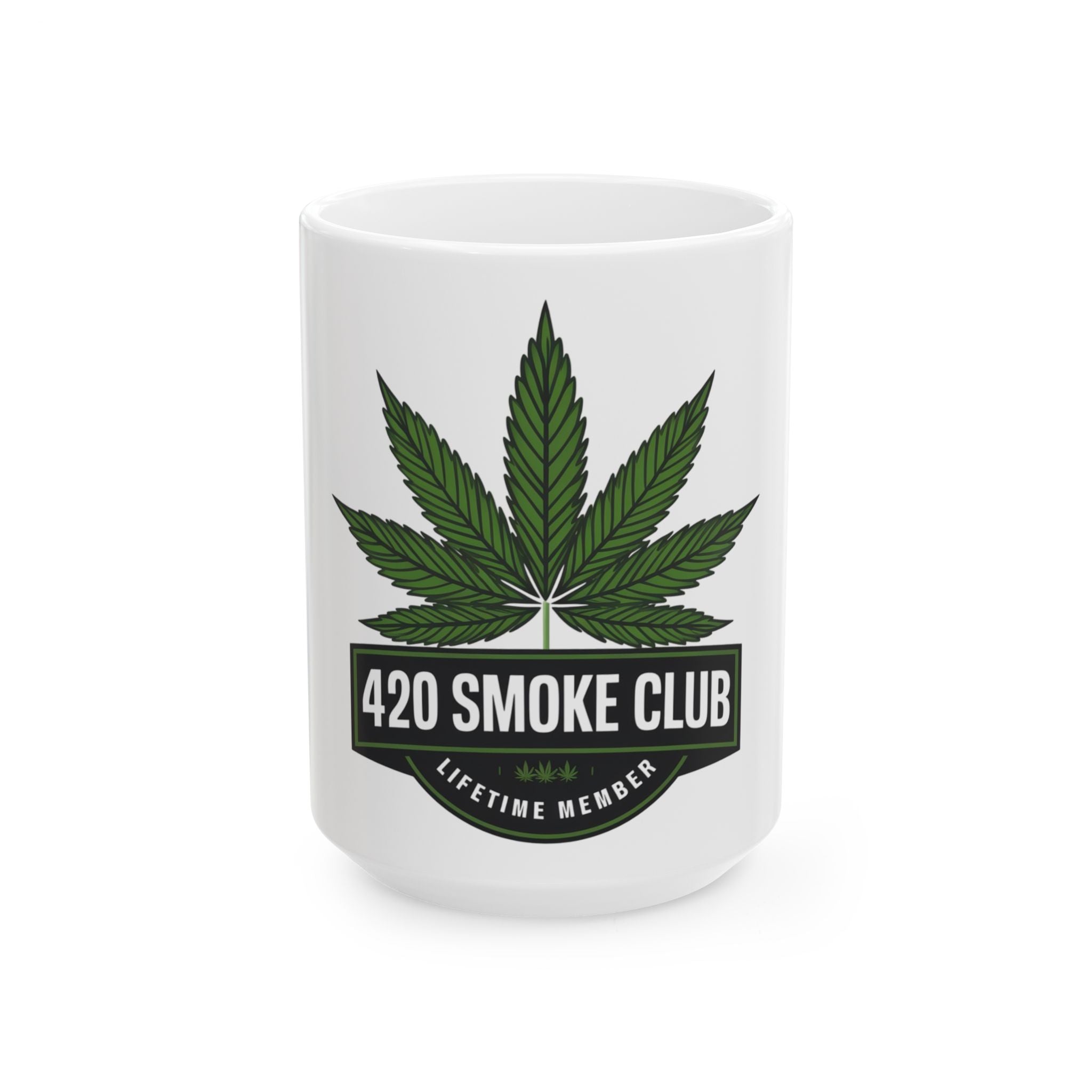 420 Smoke Club Ceramic Mug - Ideal Gift for Cannabis Enthusiasts, Coffee Lovers, Funny Gift for 420 Celebrations, Greenery Mug, Unique [...]