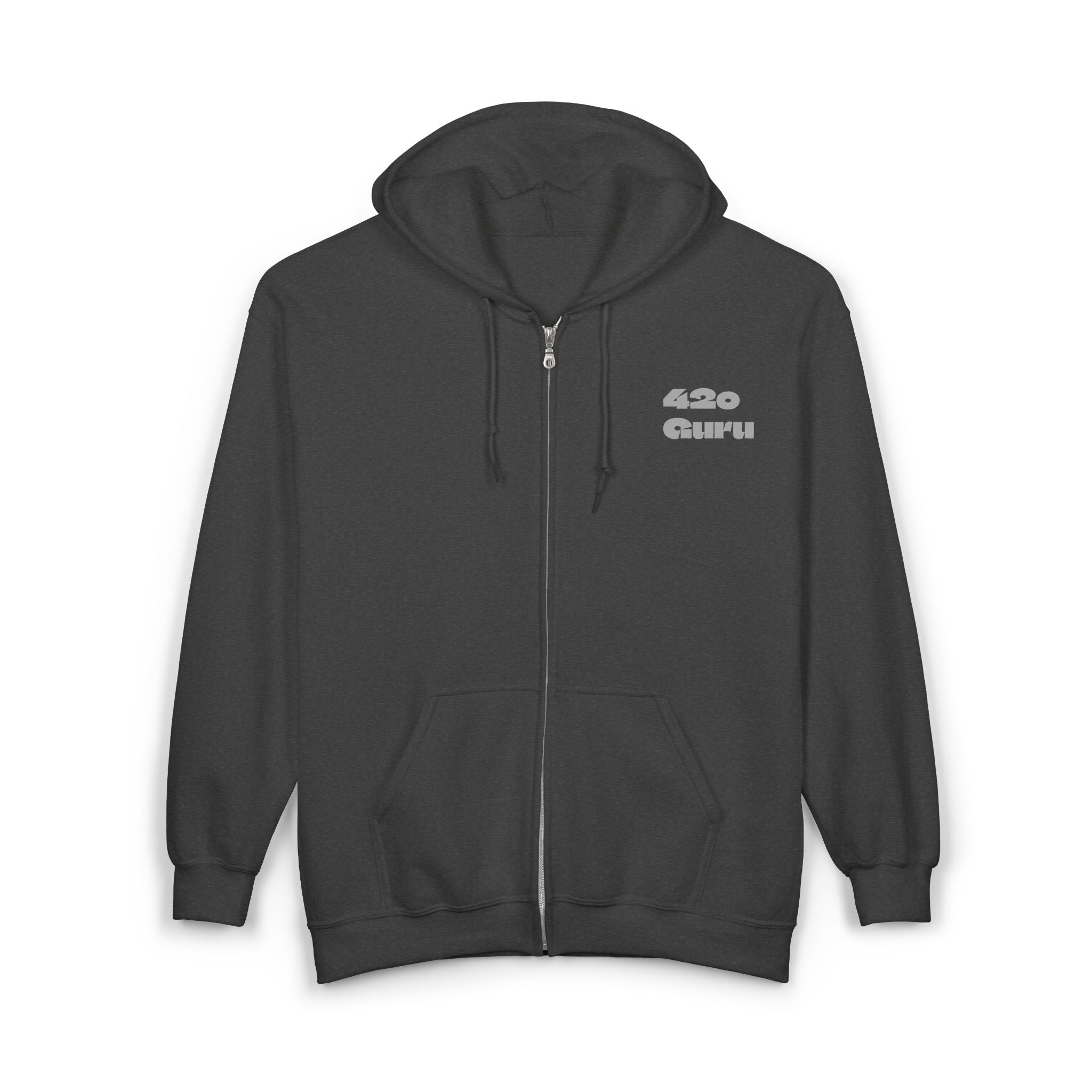 420 Guru Unisex Zip Hoodie, Casual Wear, Relaxation, Stoner Gift, Cozy Style, Everyday Comfort