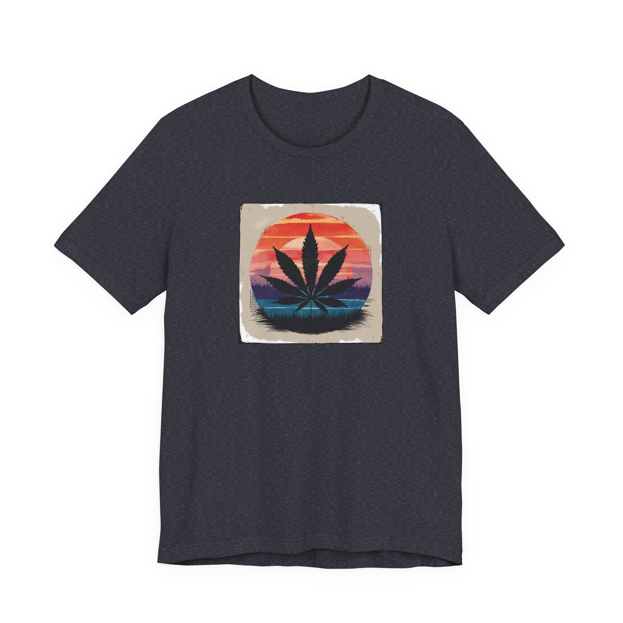 Relaxed Vibes Cannabis Sunset Tee | Perfect for Festivals, Casual Outings, Gifts, and Everyday Comfort