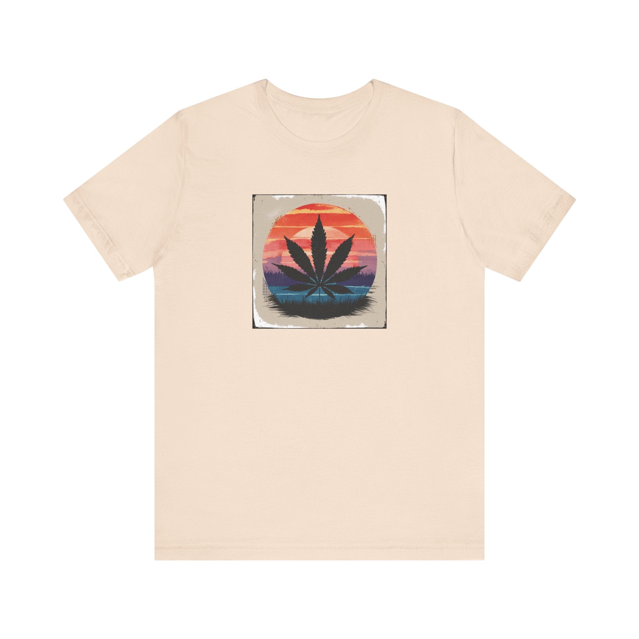 Relaxed Vibes Cannabis Sunset Tee | Perfect for Festivals, Casual Outings, Gifts, and Everyday Comfort