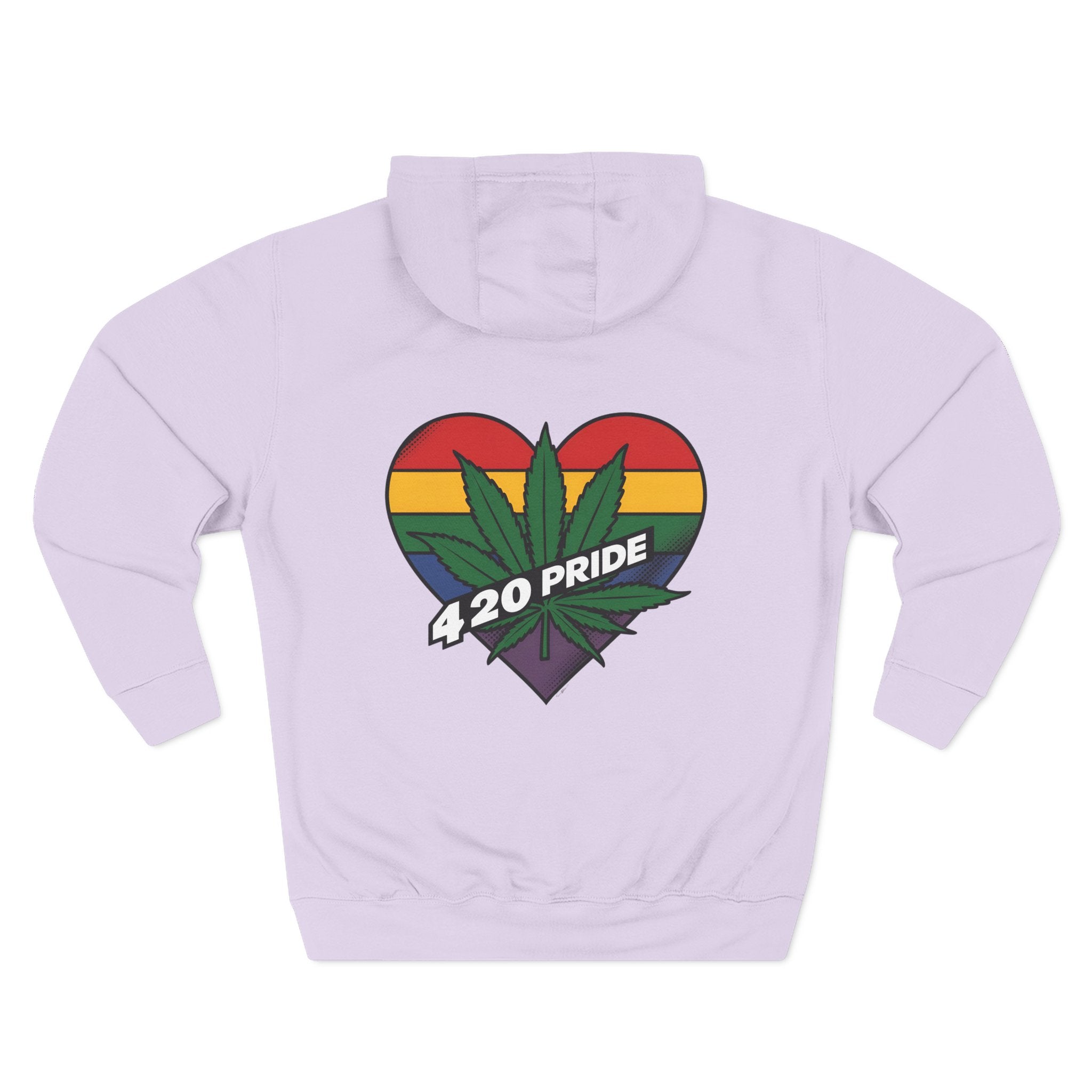 420 Pride Fleece Hoodie, Cannabis Hoodie, LGBTQ+ Pride Apparel, Festival Wear, Cozy Streetwear, Gift for 420 Celebrations