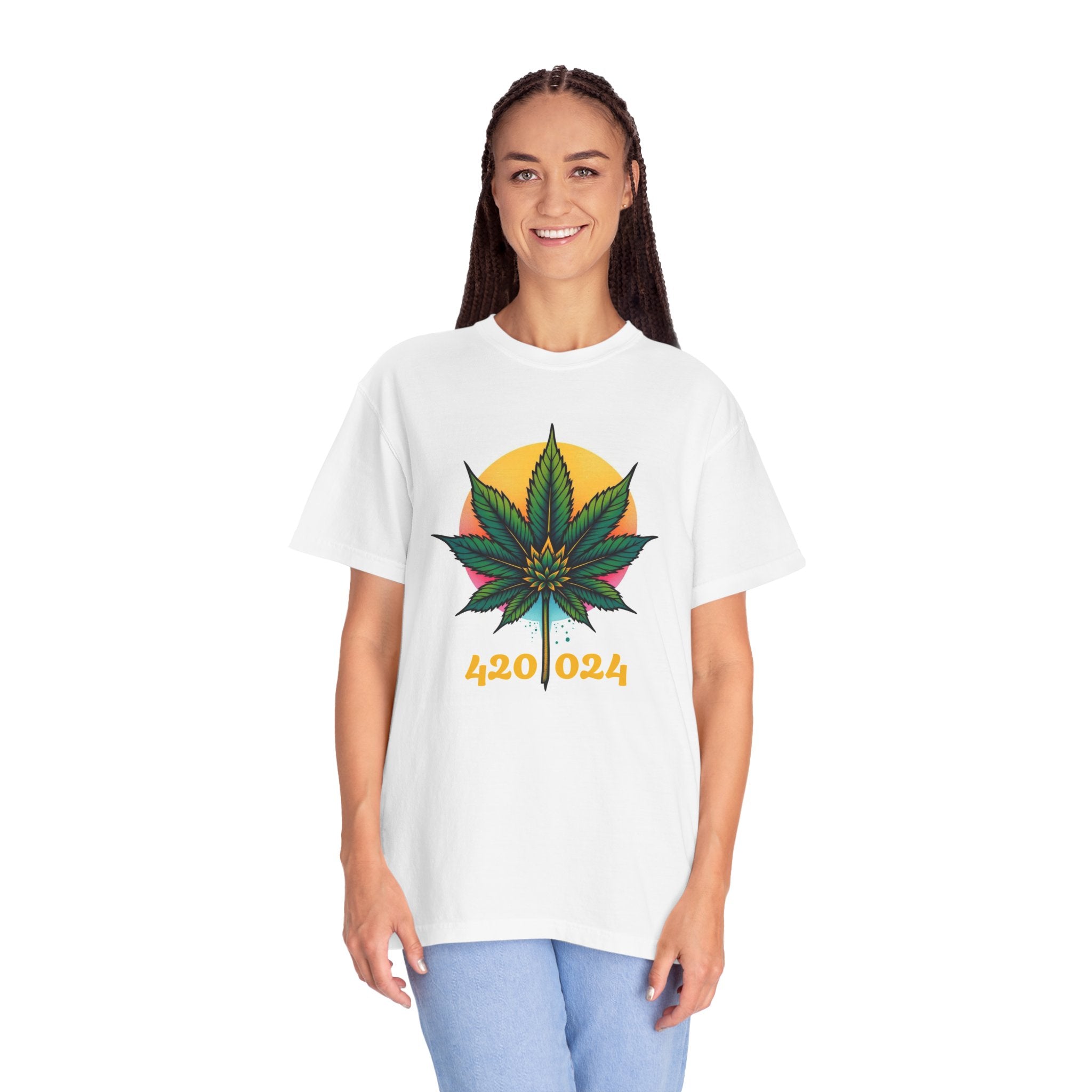 420 Festival Unisex Garment-Dyed T-Shirt | Perfect for Cannabis Lovers, Chill Vibes, and Everyday Wear