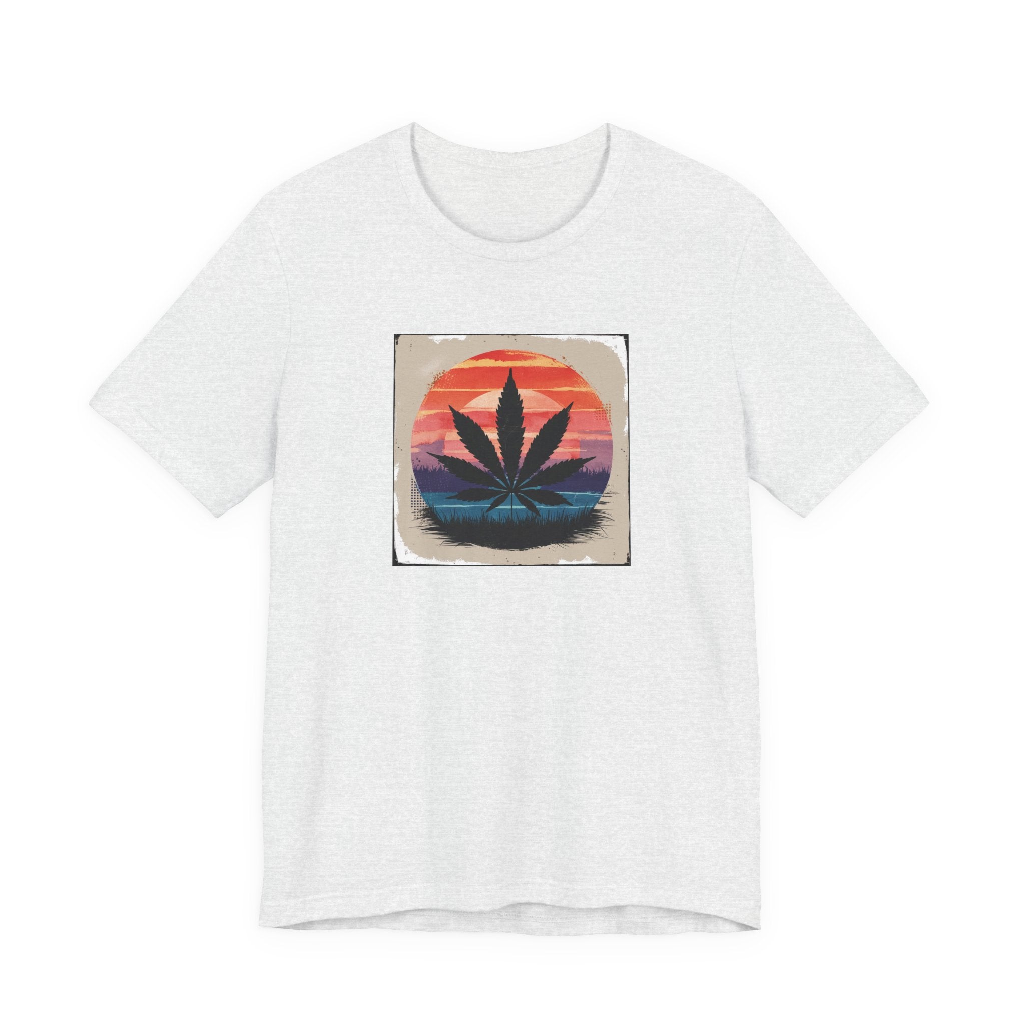 Relaxed Vibes Cannabis Sunset Tee | Perfect for Festivals, Casual Outings, Gifts, and Everyday Comfort