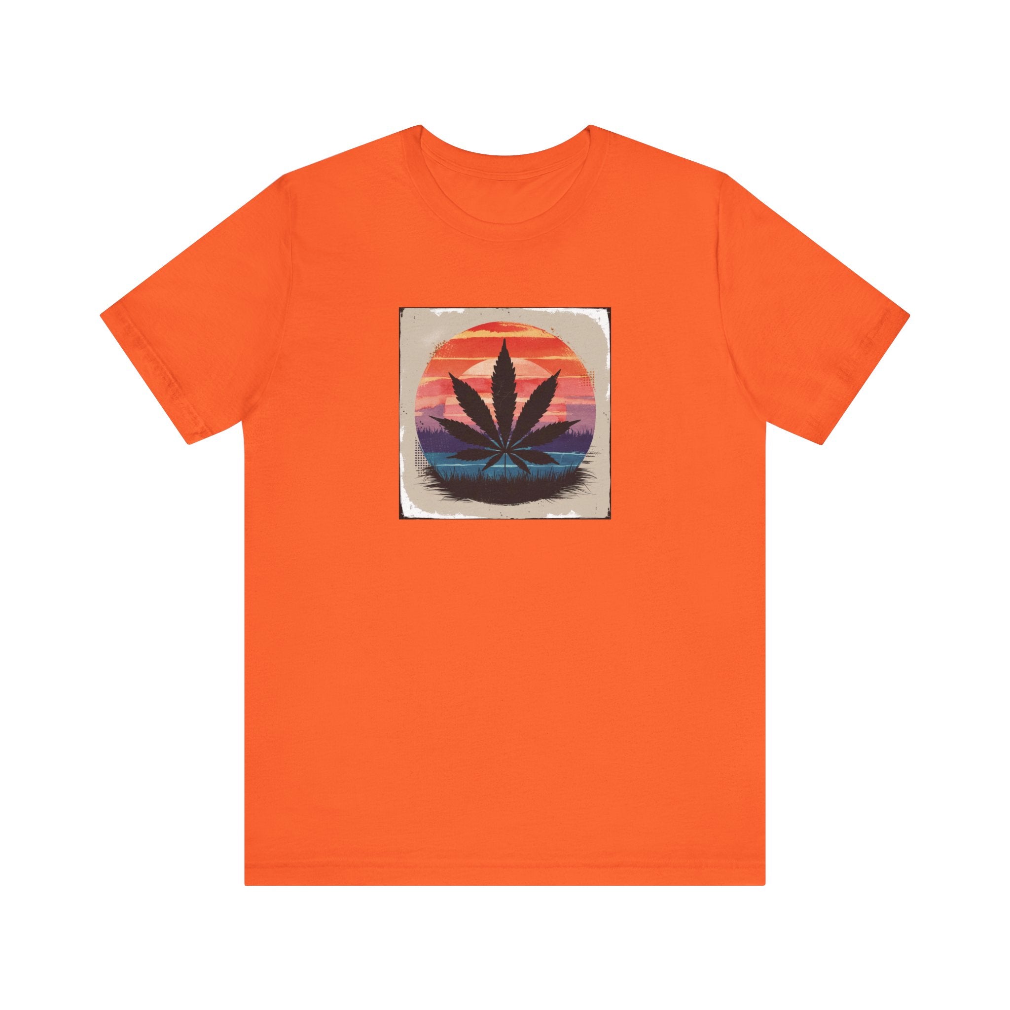 Relaxed Vibes Cannabis Sunset Tee | Perfect for Festivals, Casual Outings, Gifts, and Everyday Comfort