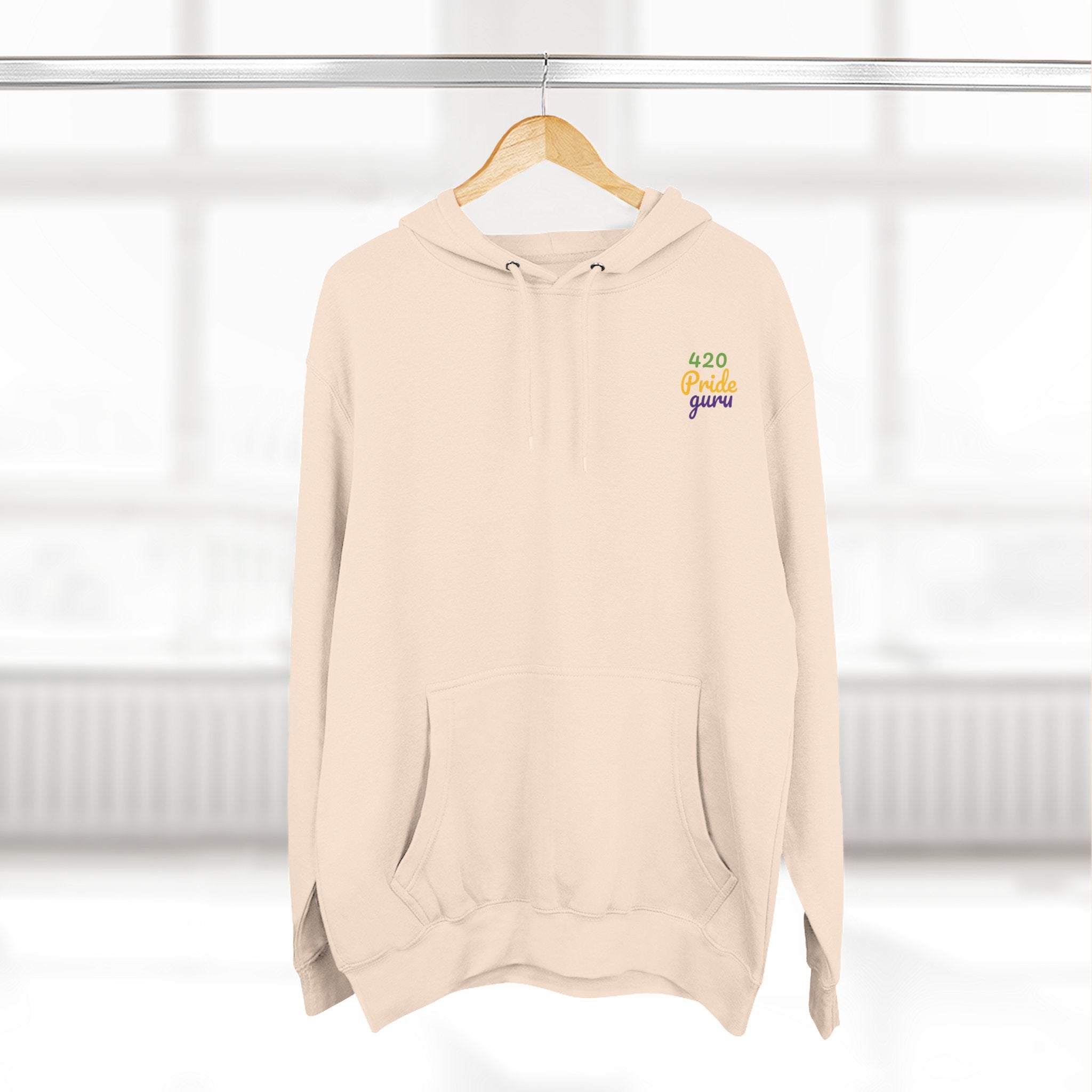 420 Pride Fleece Hoodie, Cannabis Hoodie, LGBTQ+ Pride Apparel, Festival Wear, Cozy Streetwear, Gift for 420 Celebrations