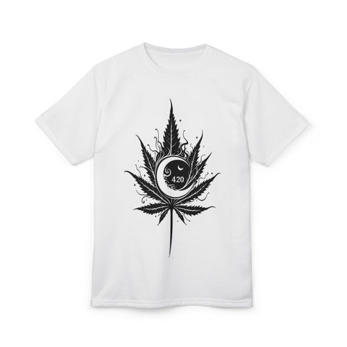 420 Cannabis Leaf Unisex Tee, Graphic Tee, Festival Shirt, Chill Vibes, Gift for Stoners, Eco-Friendly Fashion
