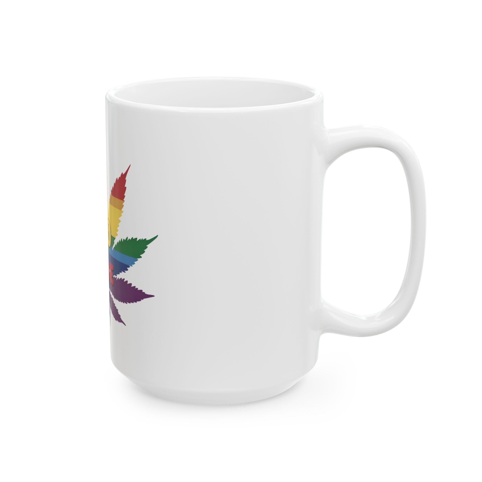 420 Happy Cannabis Ceramic Mug – Perfect for Stoners, 4/20 Celebrations, Gift for Green Enthusiasts, Coffee or Tea Lover