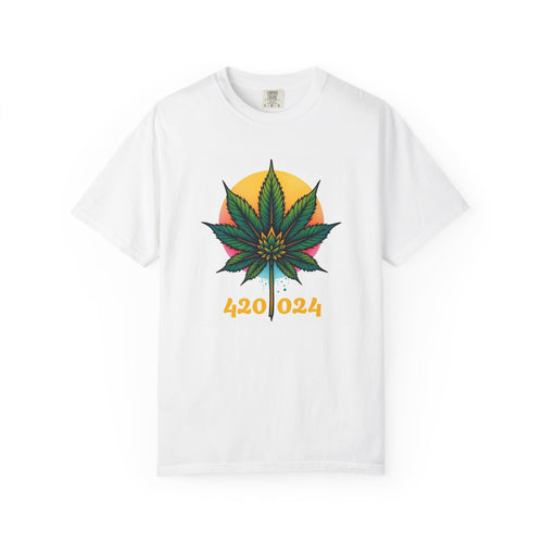420 Festival Unisex Garment-Dyed T-Shirt | Perfect for Cannabis Lovers, Chill Vibes, and Everyday Wear