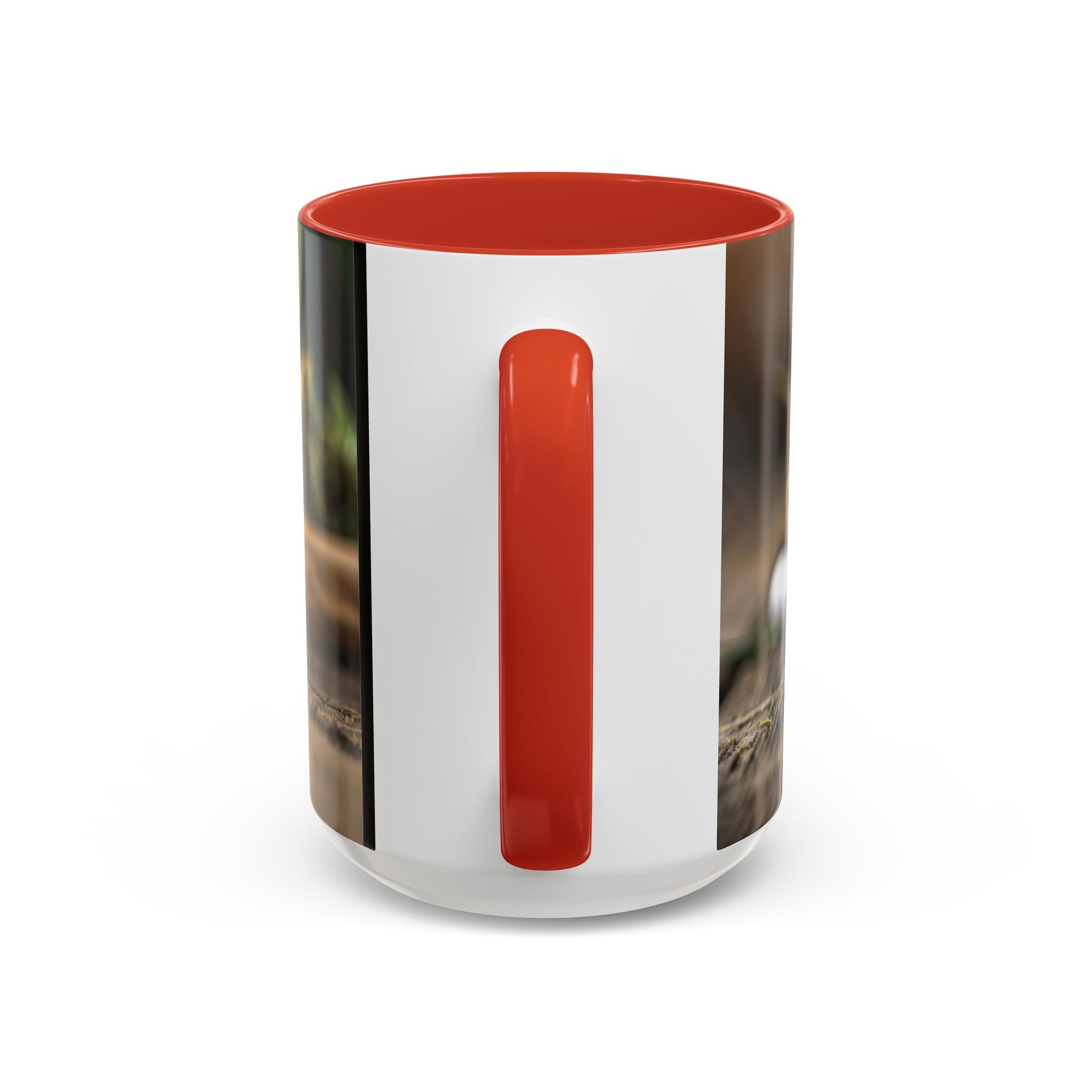 Aromatic Herb Accent Coffee Mug, Nature-Inspired Gift, Botanical Coffee Cup, Cozy Kitchen Decor, Perfect for Tea Lovers