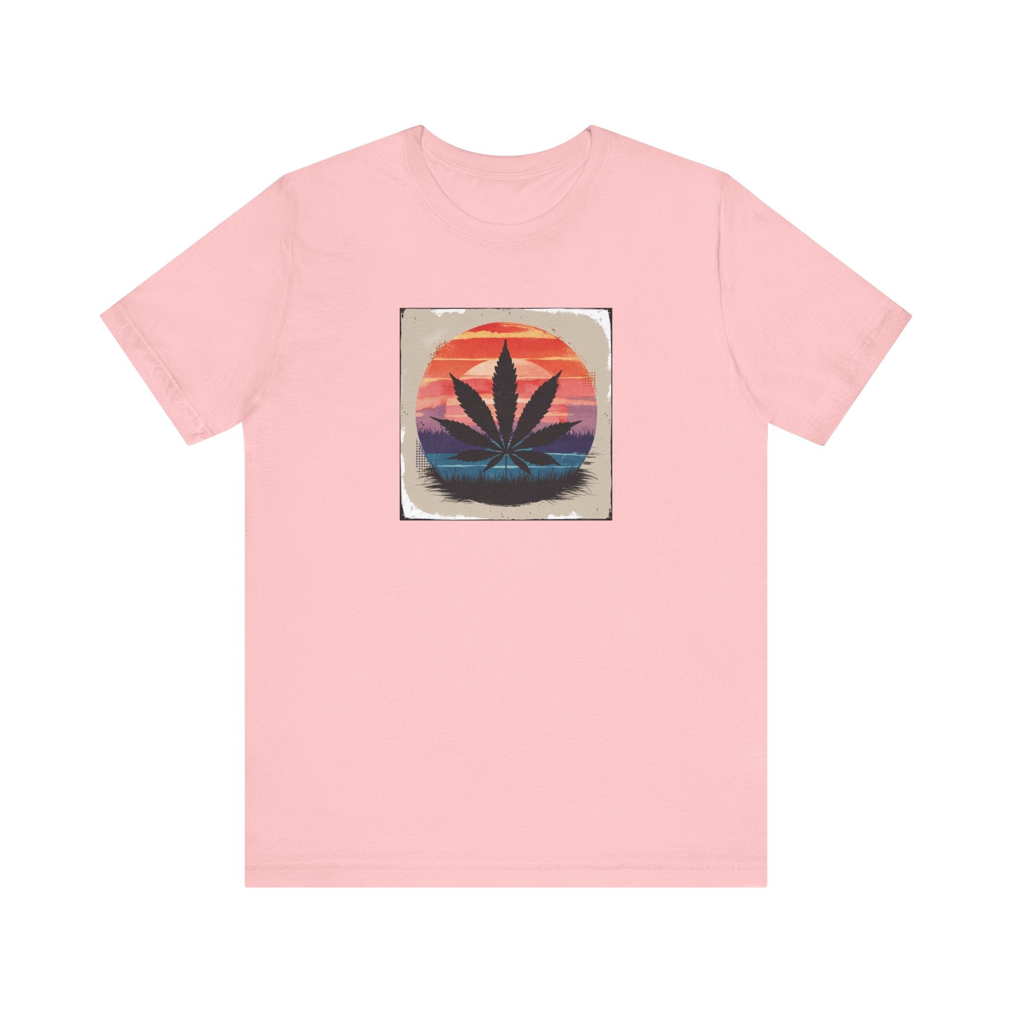 Relaxed Vibes Cannabis Sunset Tee | Perfect for Festivals, Casual Outings, Gifts, and Everyday Comfort
