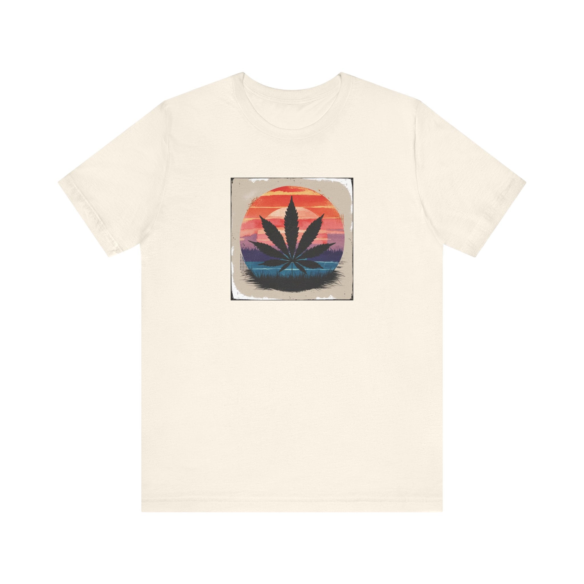 Relaxed Vibes Cannabis Sunset Tee | Perfect for Festivals, Casual Outings, Gifts, and Everyday Comfort
