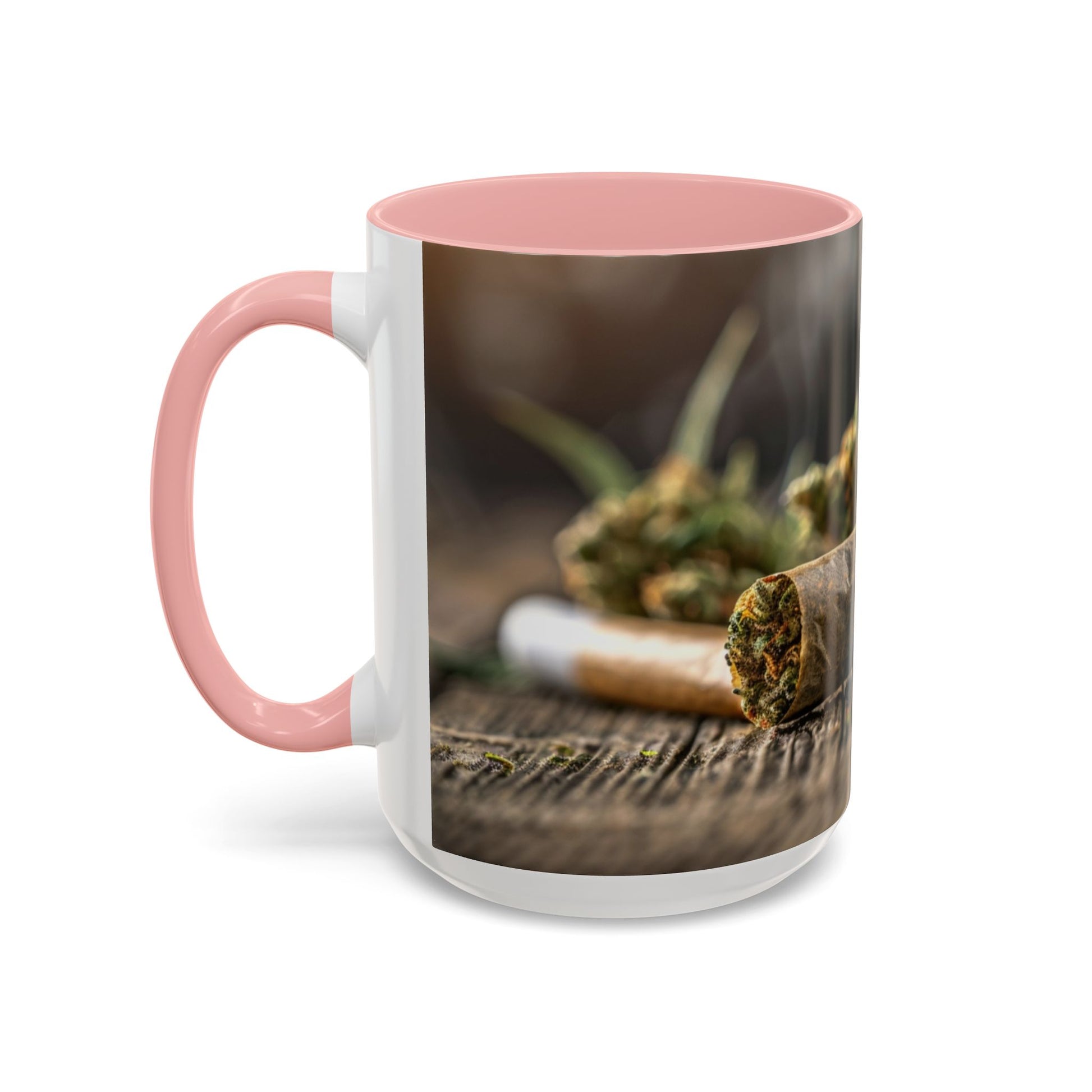 Aromatic Herb Accent Coffee Mug, Nature-Inspired Gift, Botanical Coffee Cup, Cozy Kitchen Decor, Perfect for Tea Lovers