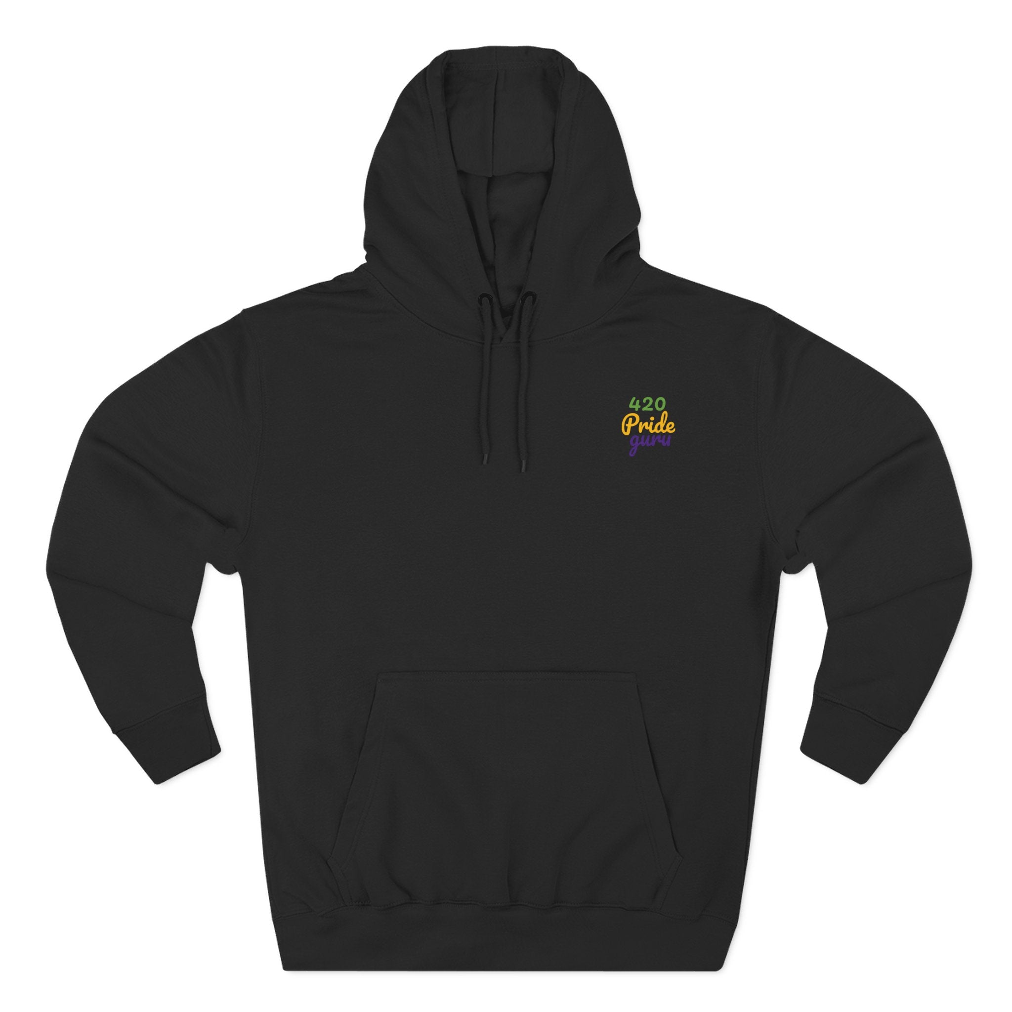 420 Pride Fleece Hoodie, Cannabis Hoodie, LGBTQ+ Pride Apparel, Festival Wear, Cozy Streetwear, Gift for 420 Celebrations