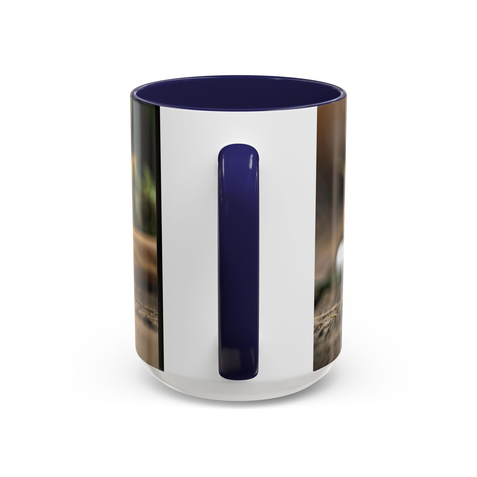 Aromatic Herb Accent Coffee Mug, Nature-Inspired Gift, Botanical Coffee Cup, Cozy Kitchen Decor, Perfect for Tea Lovers