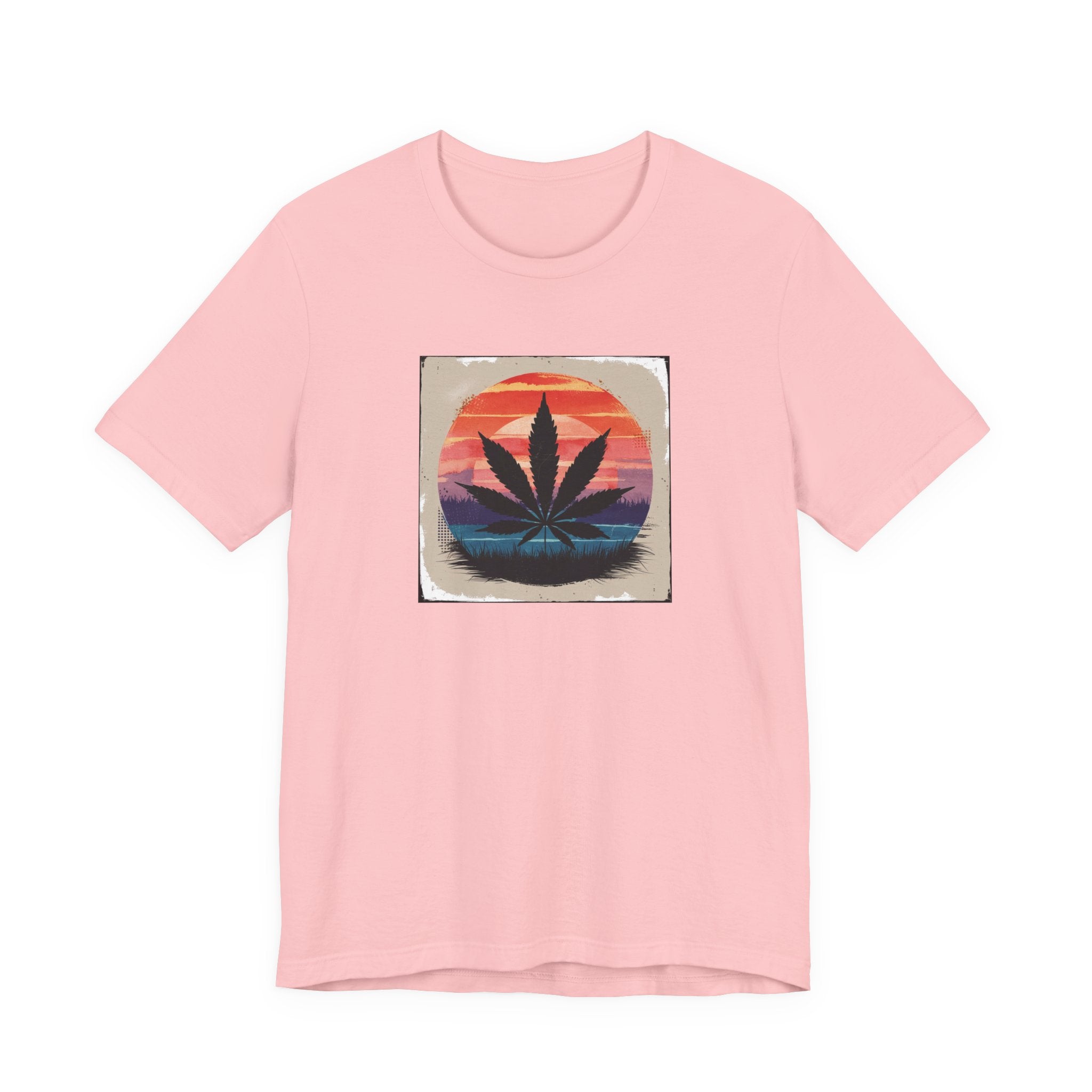 Relaxed Vibes Cannabis Sunset Tee | Perfect for Festivals, Casual Outings, Gifts, and Everyday Comfort