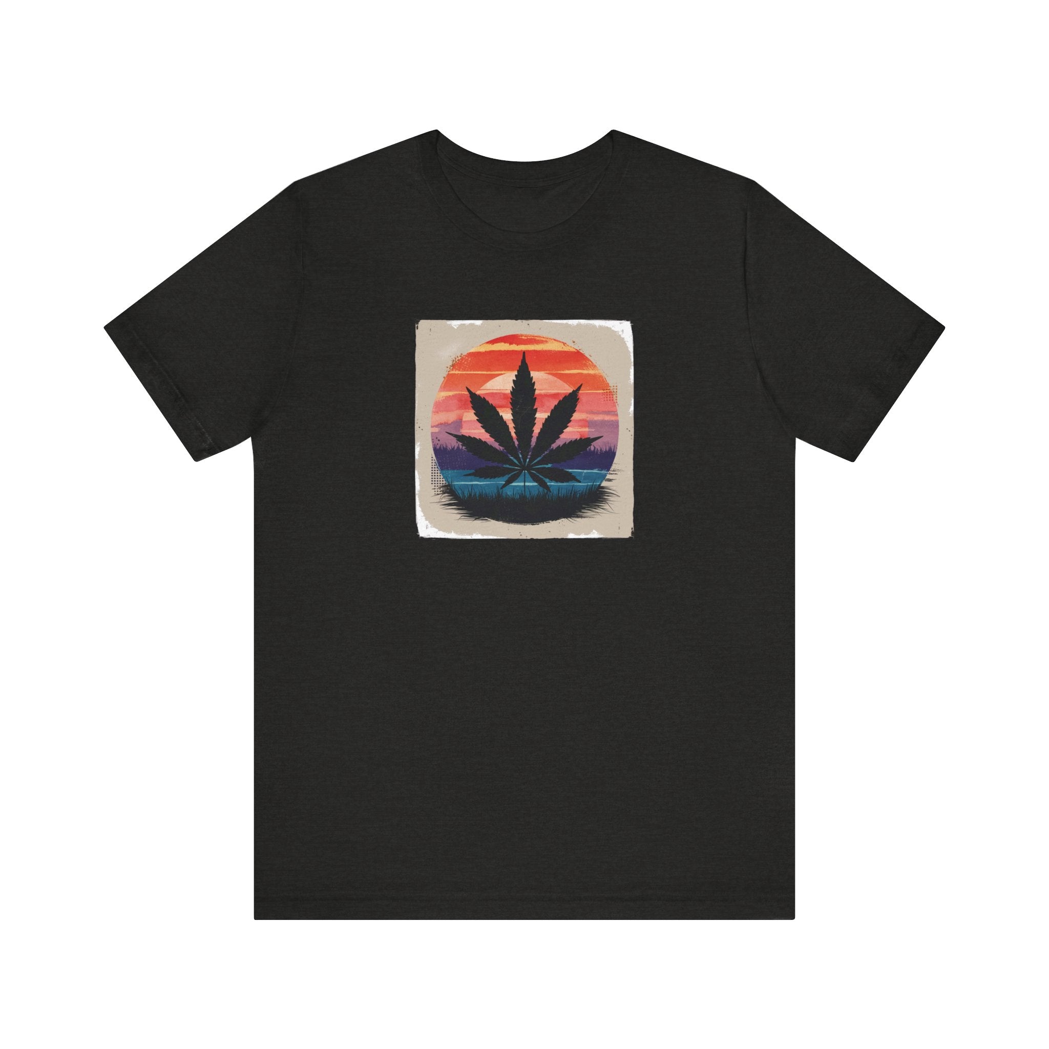 Relaxed Vibes Cannabis Sunset Tee | Perfect for Festivals, Casual Outings, Gifts, and Everyday Comfort